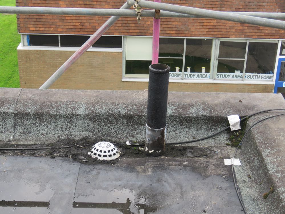 Daklekkage in Zaandijk